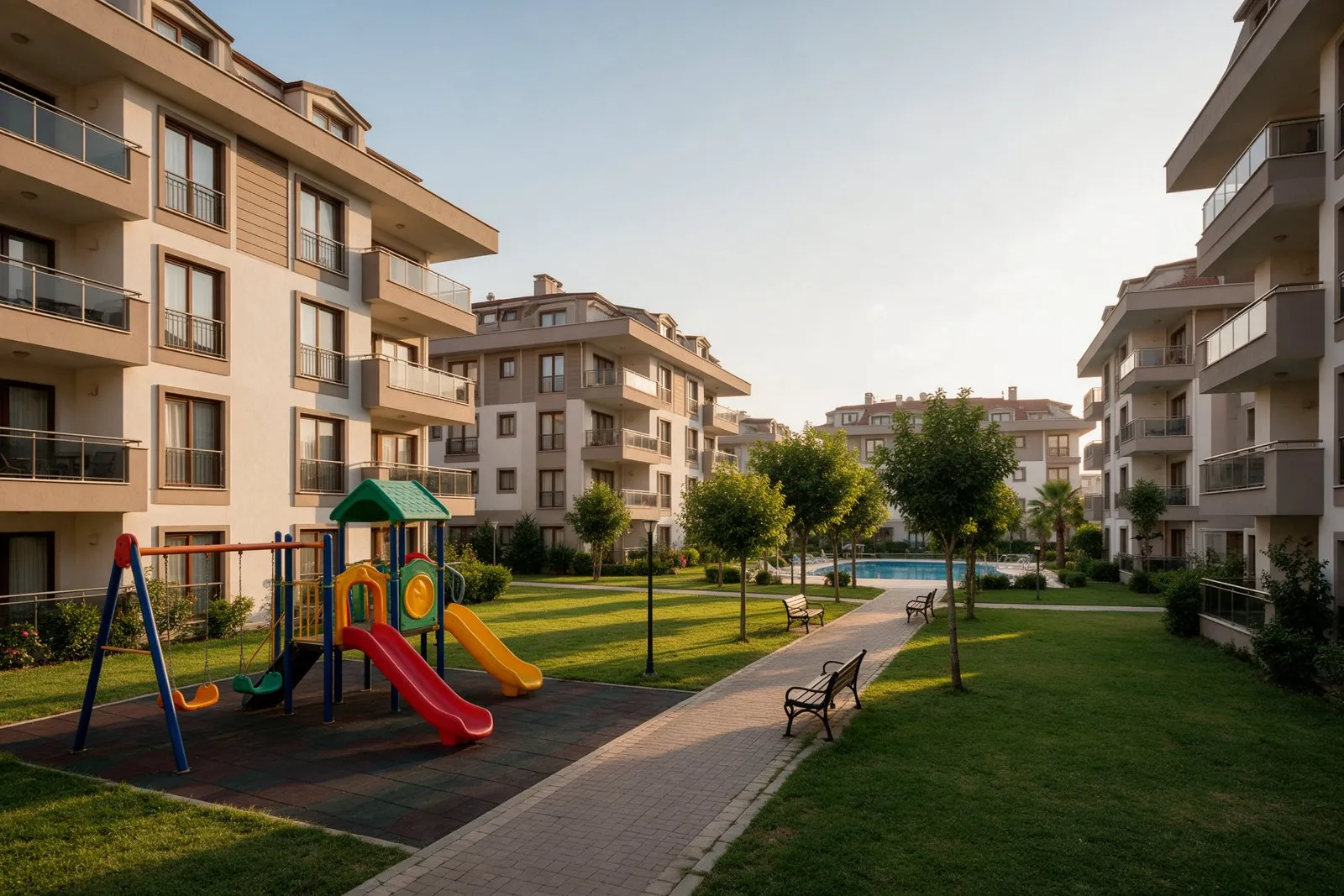 A family-friendly residential complex in Turkey